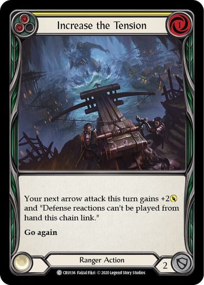 Increase the Tension (Yellow), Crucible of War CRU136