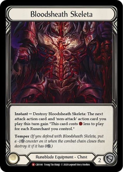 Bloodsheath Skeleta, Crucible of War CRU141