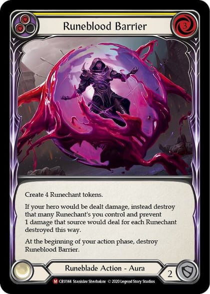 Runeblood Barrier, Crucible of War CRU144