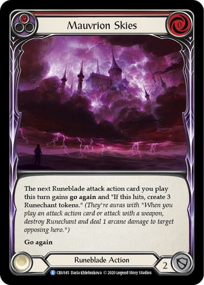 Mauvrion Skies (Red), Crucible of War CRU145