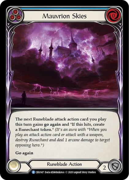 Mauvrion Skies (Blue), Crucible of War CRU147