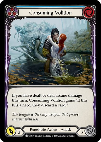 Consuming Volition (Blue), Crucible of War CRU150