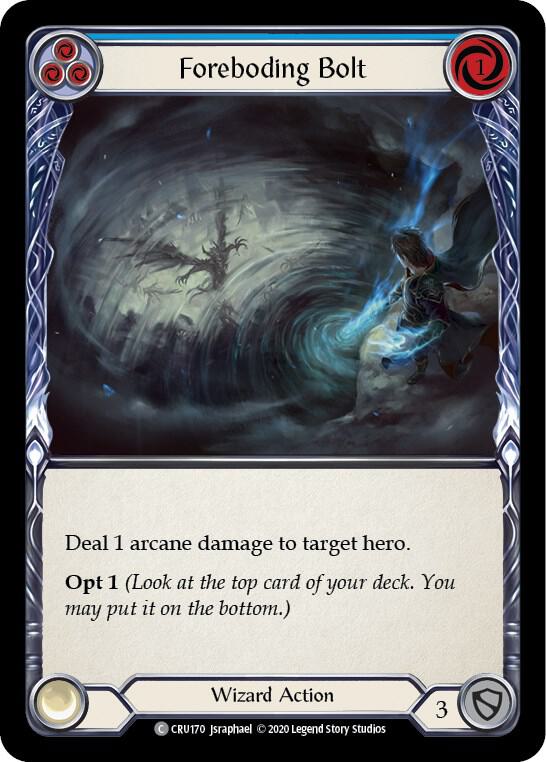 Foreboding Bolt (Blue), Crucible of War CRU170