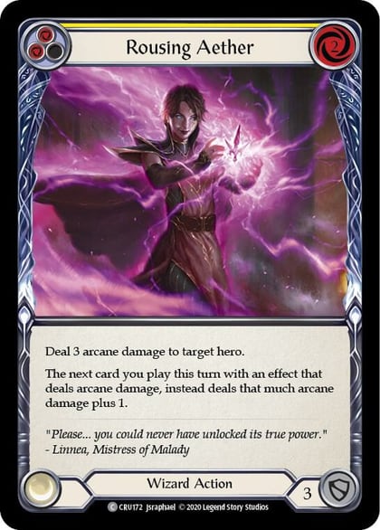 Rousing Aether (Yellow), Crucible of War CRU172