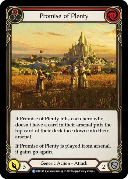 Promise of Plenty (Red), Crucible of War CRU183