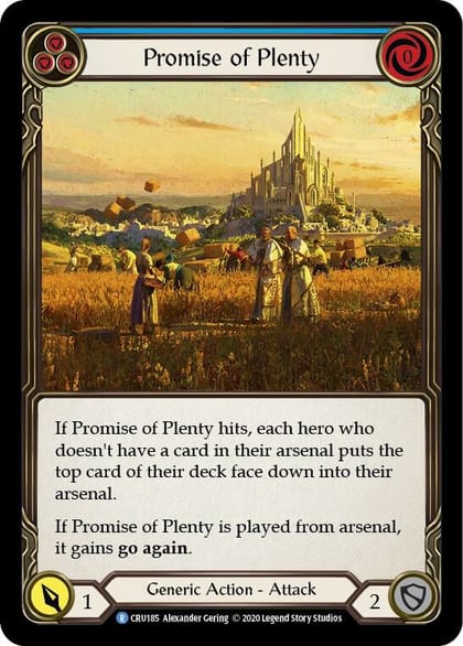 Promise of Plenty (Blue), Crucible of War CRU185