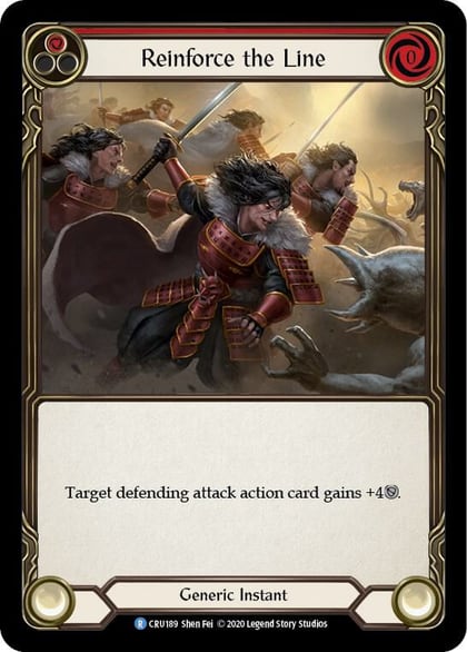 Reinforce the Line (Red), Crucible of War CRU189