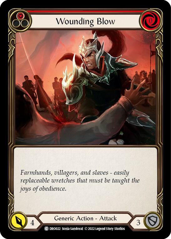 Wounding Blow, Blitz Deck: Uprising - Dromai DRO022