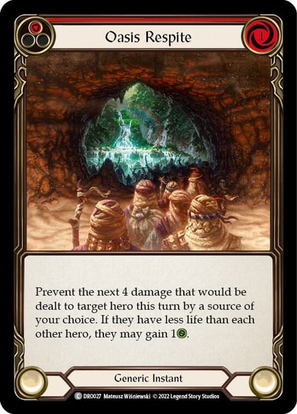 Oasis Respite, Blitz Deck: Uprising - Dromai DRO027