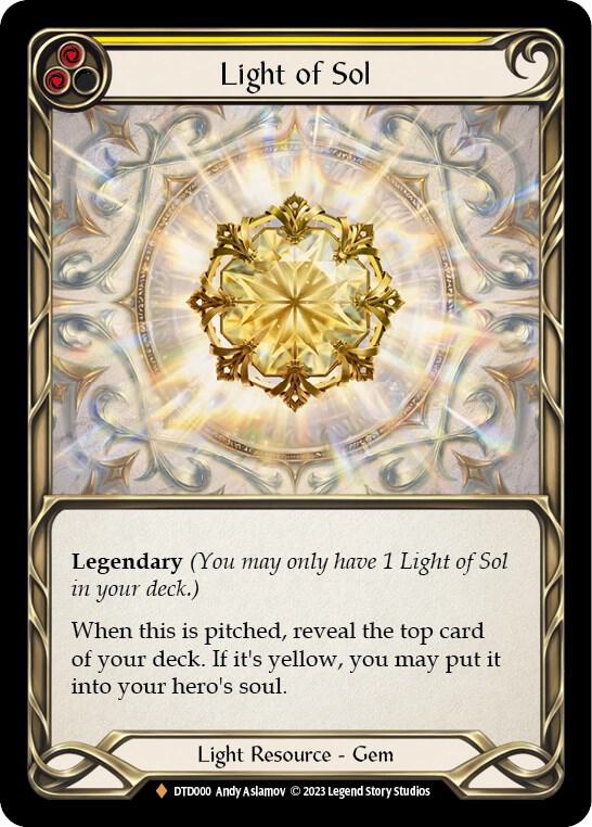 Light of Sol, Dusk till Dawn DTD000
