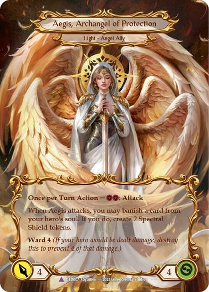 Figment of Protection // Aegis, Archangel of Protection (Marvel), Dusk till Dawn DTD007