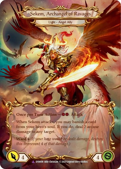 Figment of Ravages // Sekem, Archangel of Ravages (Marvel), Dusk till Dawn DTD008