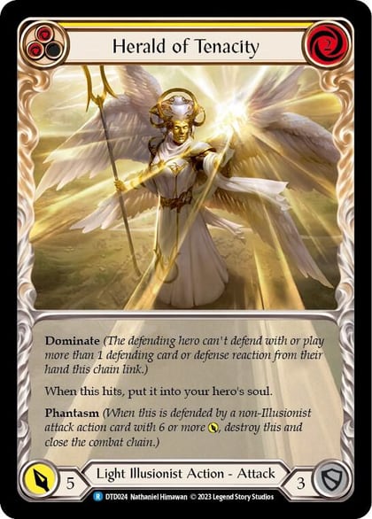 Herald of Tenacity (Yellow), Dusk till Dawn DTD024