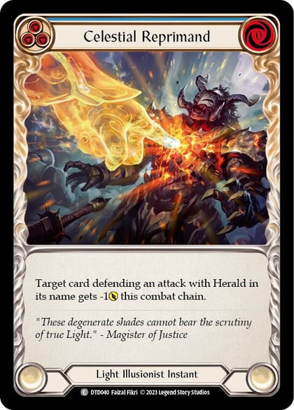 Celestial Reprimand (Blue), Dusk till Dawn DTD040