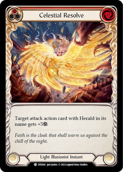 Celestial Resolve (Red), Dusk till Dawn DTD041