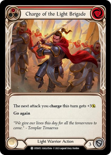 Charge of the Light Brigade (Red), Dusk till Dawn DTD072