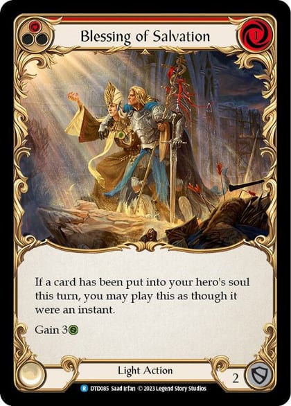 Blessing of Salvation (Red), Dusk till Dawn DTD085