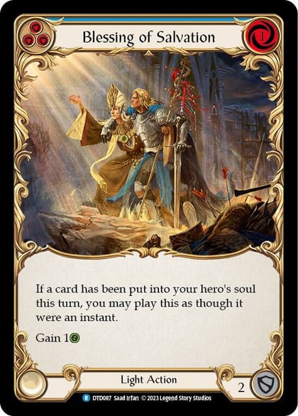 Blessing of Salvation (Blue), Dusk till Dawn DTD087