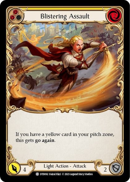 Blistering Assault (Yellow), Dusk till Dawn DTD092