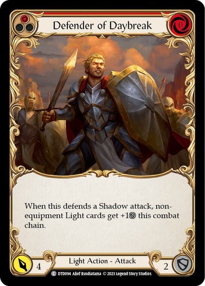 Defender of Daybreak (Red), Dusk till Dawn DTD094