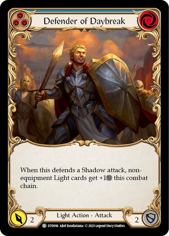 Defender of Daybreak (Blue), Dusk till Dawn DTD096