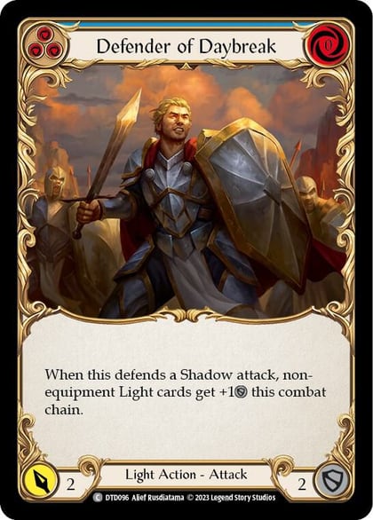 Defender of Daybreak (Blue), Dusk till Dawn DTD096