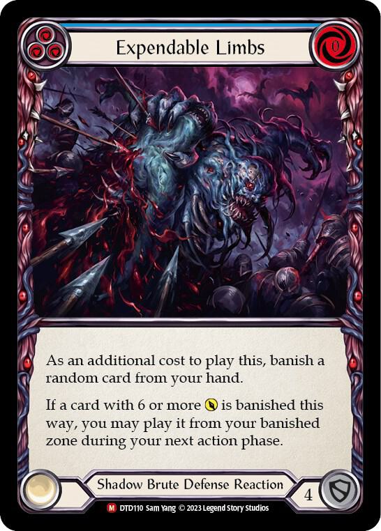Expendable Limbs, Dusk till Dawn DTD110