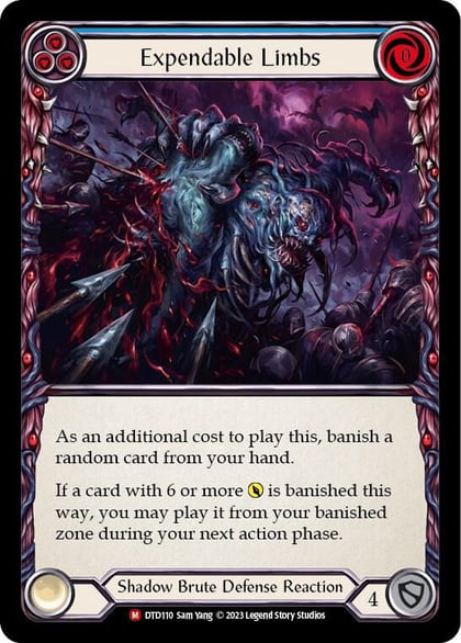 Expendable Limbs, Dusk till Dawn DTD110