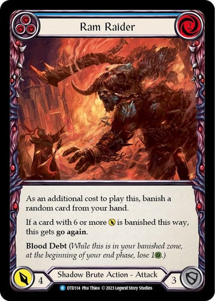 Ram Raider (Blue), Dusk till Dawn DTD114
