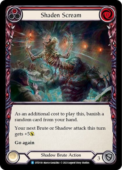 Shaden Scream (Red), Dusk till Dawn DTD118