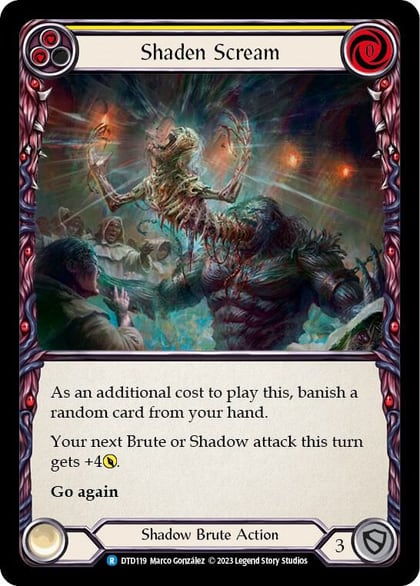 Shaden Scream (Yellow), Dusk till Dawn DTD119