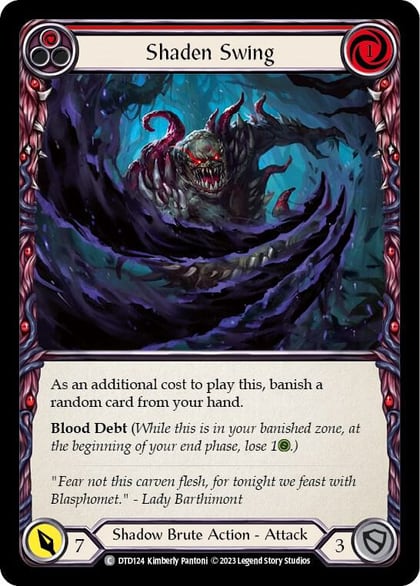 Shaden Swing (Red), Dusk till Dawn DTD124