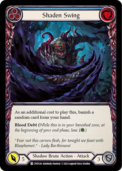 Shaden Swing (Blue), Dusk till Dawn DTD126