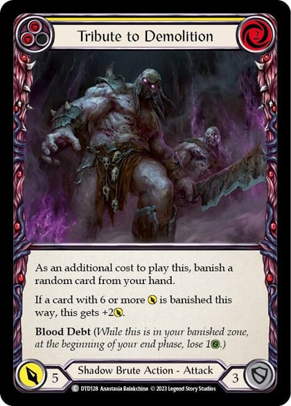 Tribute to Demolition (Yellow), Dusk till Dawn DTD128