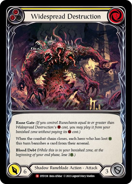 Widespread Destruction, Dusk till Dawn DTD138