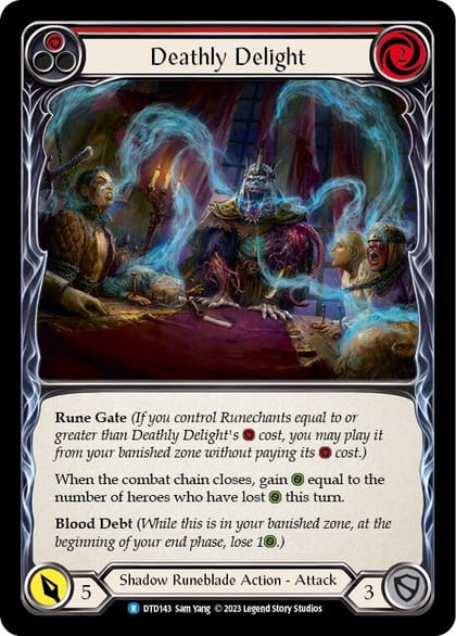 Deathly Delight (Red), Dusk till Dawn DTD143