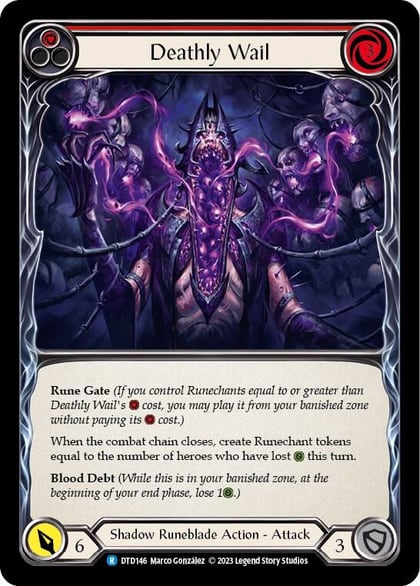 Deathly Wail (Red), Dusk till Dawn DTD146