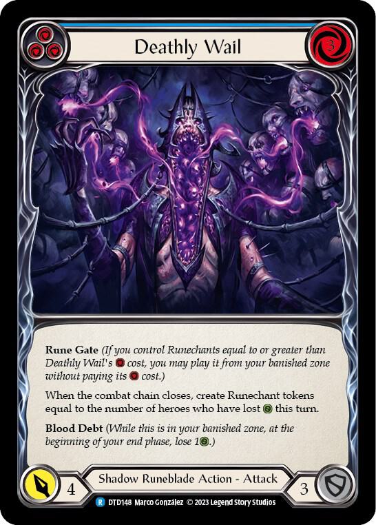 Deathly Wail (Blue), Dusk till Dawn DTD148