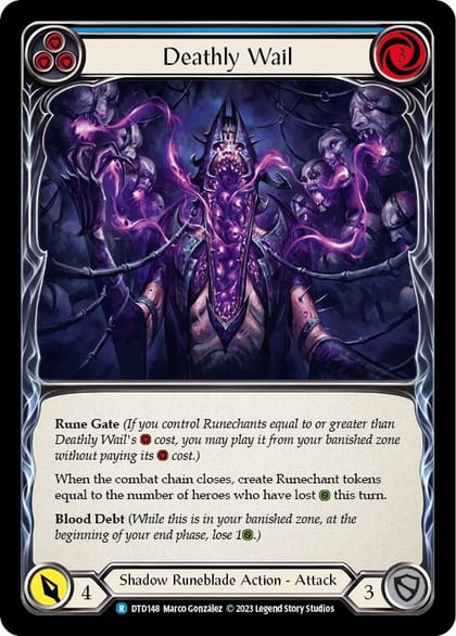 Deathly Wail (Blue), Dusk till Dawn DTD148