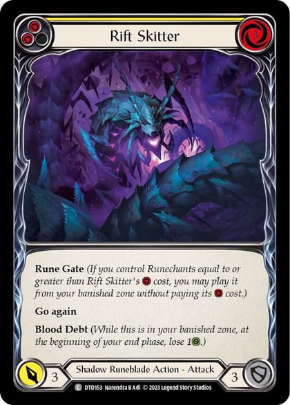 Rift Skitter (Yellow), Dusk till Dawn DTD153