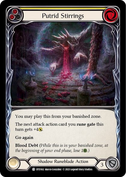 Putrid Stirrings (Yellow), Dusk till Dawn DTD162