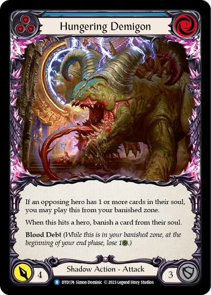 Hungering Demigon (Blue), Dusk till Dawn DTD174