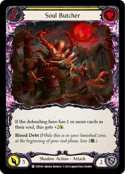 Soul Butcher (Yellow), Dusk till Dawn DTD182