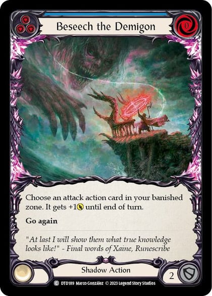 Beseech the Demigon (Blue), Dusk till Dawn DTD189