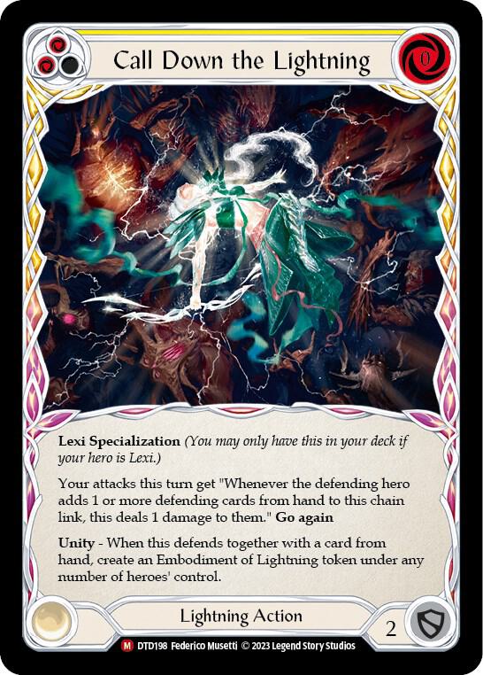 Call Down the Lightning, Dusk till Dawn DTD198