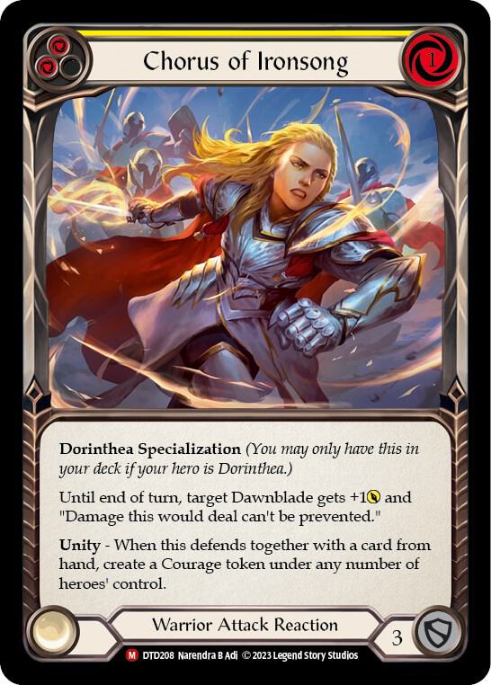 Chorus of Ironsong, Dusk till Dawn DTD208