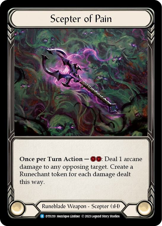 Scepter of Pain, Dusk till Dawn DTD210