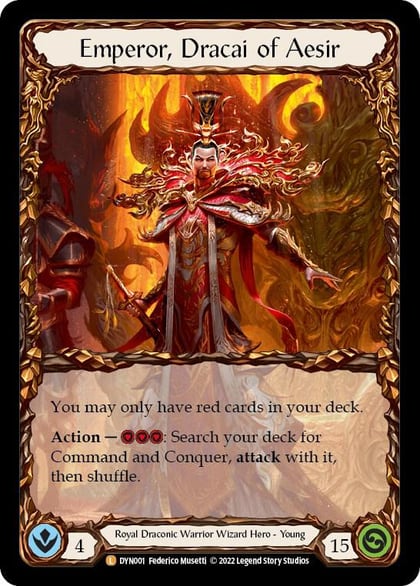 Emperor, Dracai of Aesir, Dynasty DYN001