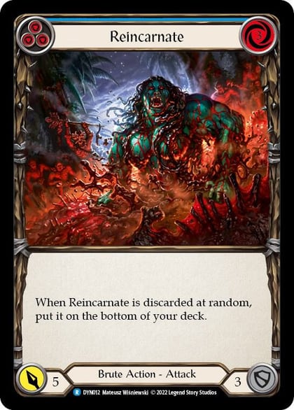 Reincarnate (Blue), Dynasty DYN012