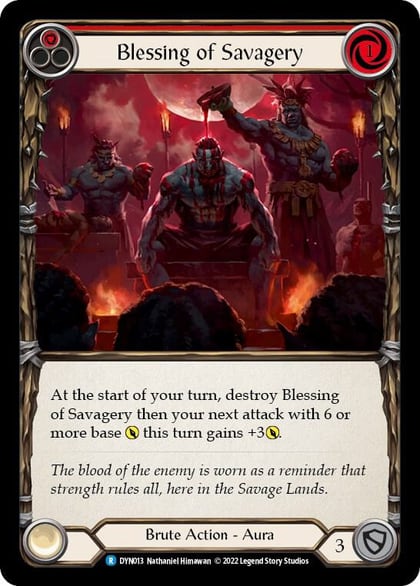 Blessing of Savagery (Red), Dynasty DYN013